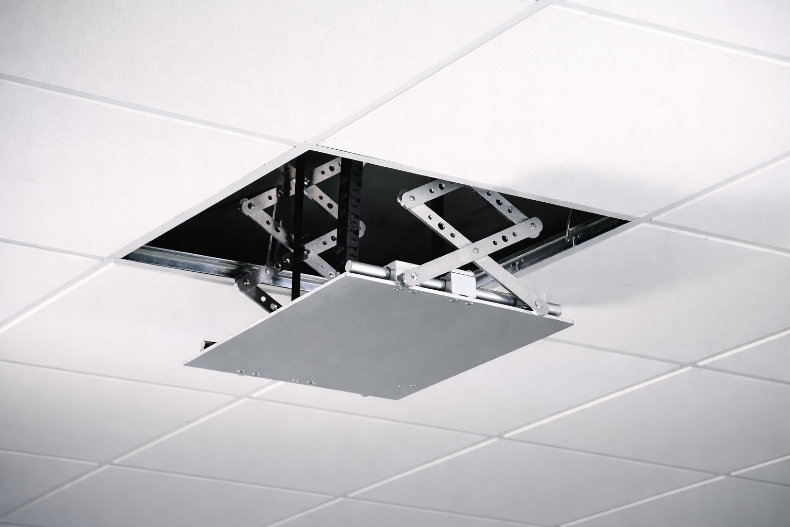 Motorisierter Beamerlift für die Decke – Beamer ausfahrbar, Projektorlift X-Lift von Braun Antriebe